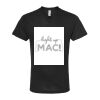 Unisex Poly-Rich V-Neck T-Shirt Thumbnail