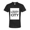 Unisex Poly-Rich V-Neck T-Shirt Thumbnail