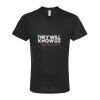 Unisex Poly-Rich V-Neck T-Shirt Thumbnail